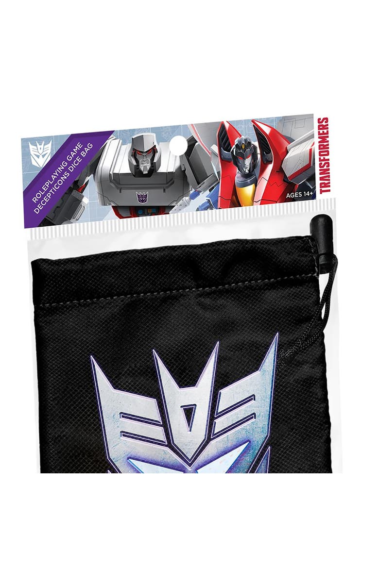 Transformers Rpg Decepticon Dice Bag, Alternate, color, Multicolored