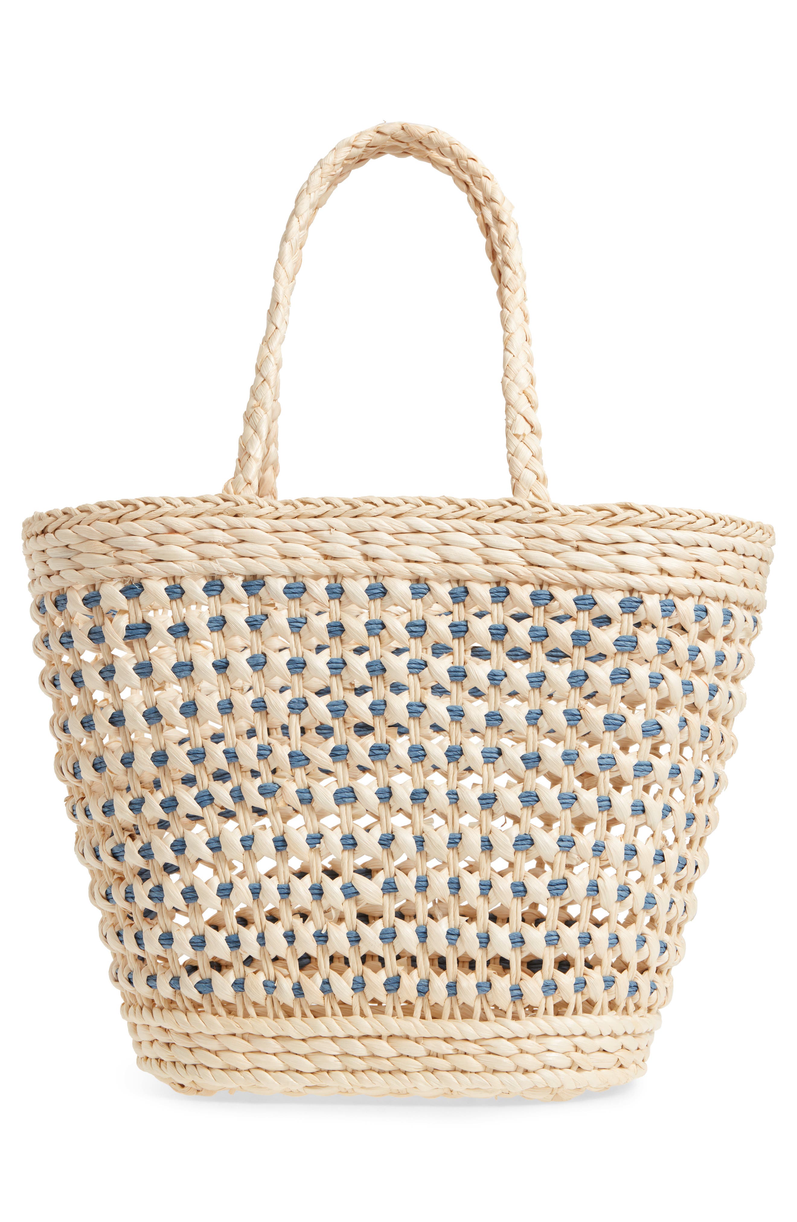 Nordstrom Woven Straw Tote, Alternate, color, 