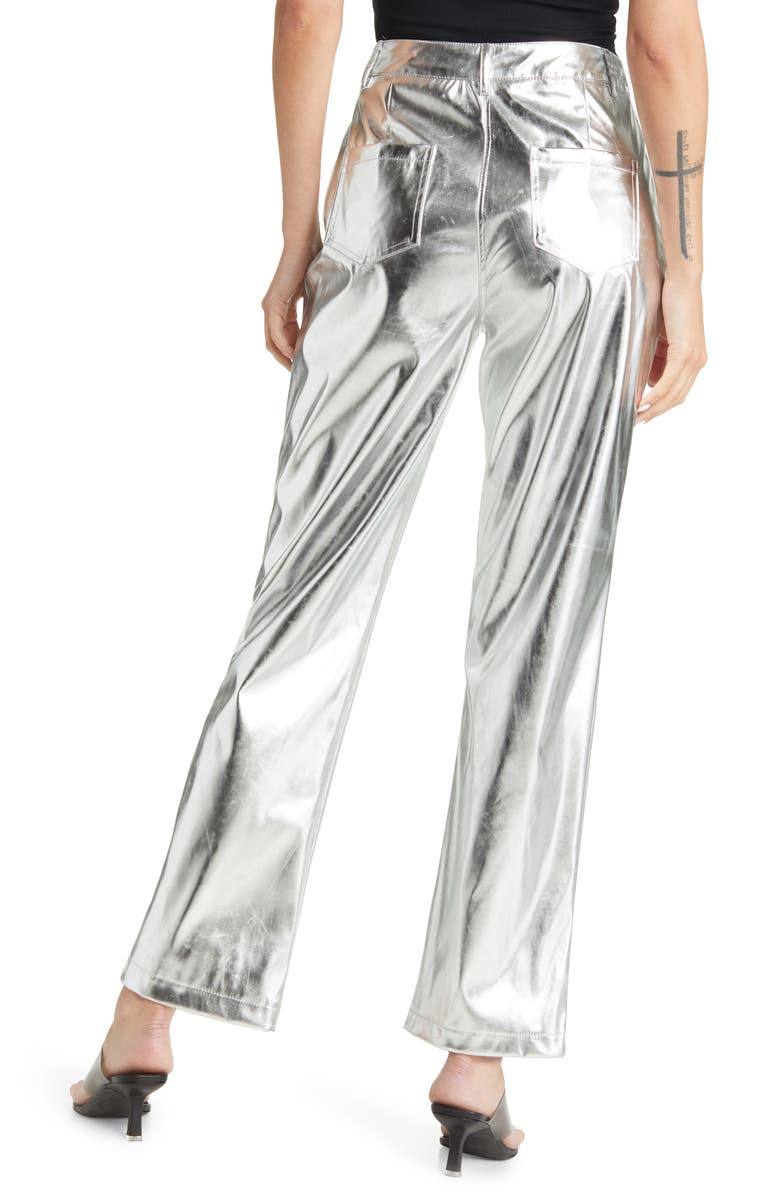 Amy Lynn Metallic Straight Leg Pants, Alternate, color,
