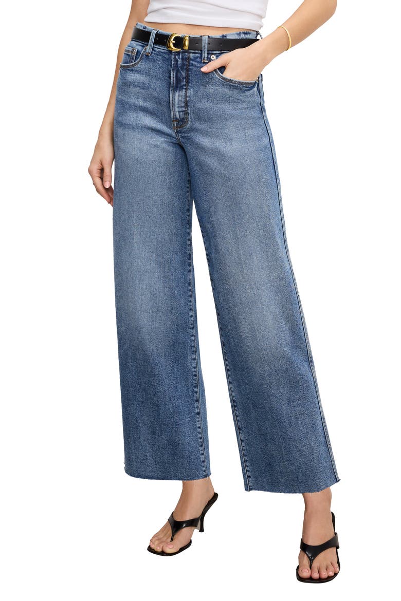Good Skate Ankle Wide Leg Jeans, Main, color, INDIGO978