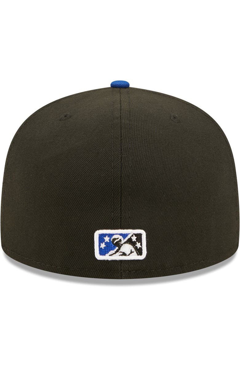 New Era Men's New Era Black Rancho Cucamonga Quakes Authentic Collection Team Alternate 59FIFTY Fitted Hat, Alternate, color, 