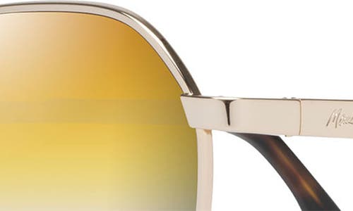 Maui Jim Hukilau 52mm Polarized Gradient Square Sunglasses