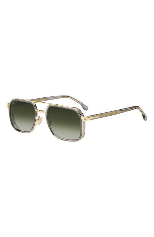 Hugo Boss Boss 55mm Rectangular Sunglasses