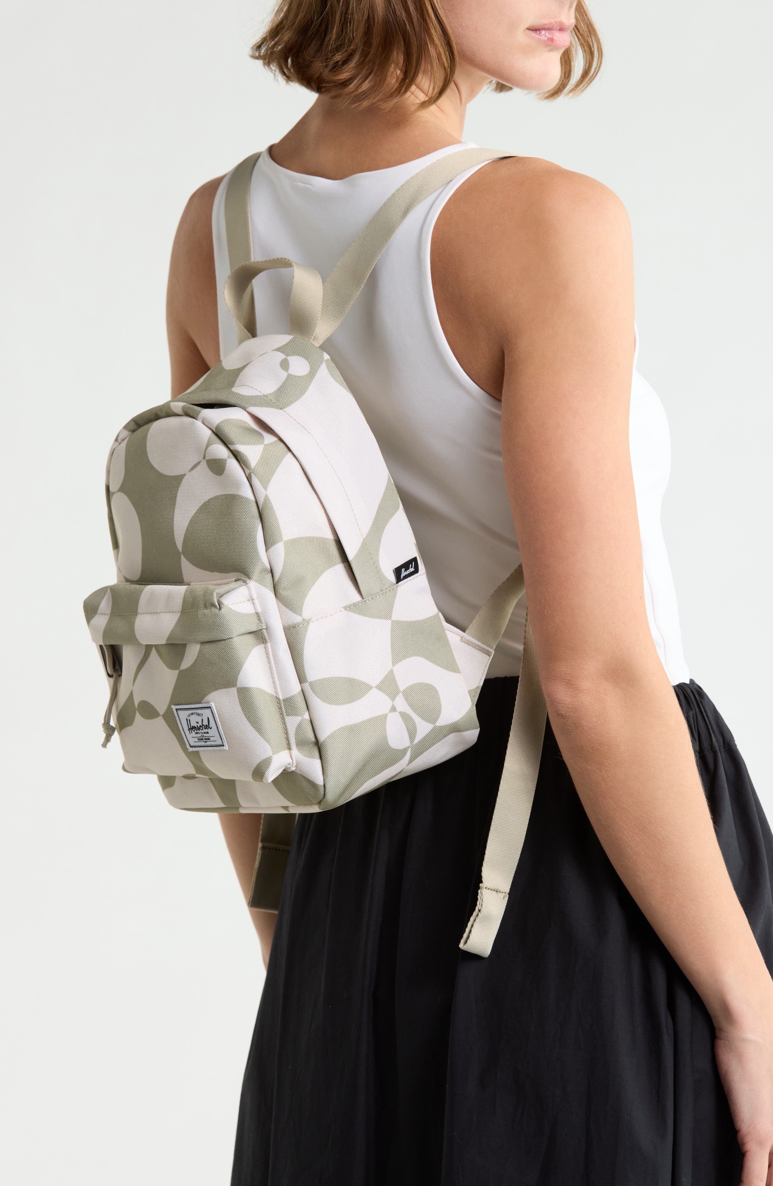 Classic Mini Backpack, Alternate, color, VISUAL VOIDS - ABBEY STONE
