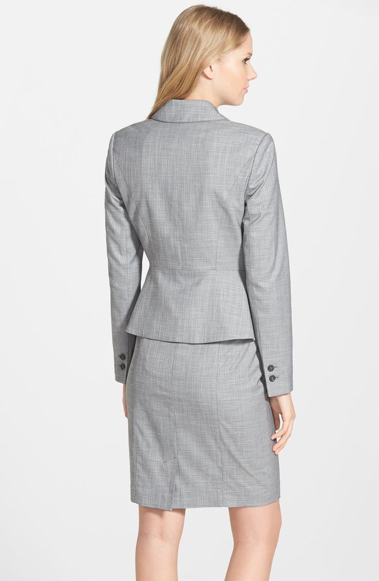 Halogen<sup>®</sup> Crosshatch Peplum Suit Jacket, Alternate, color, 