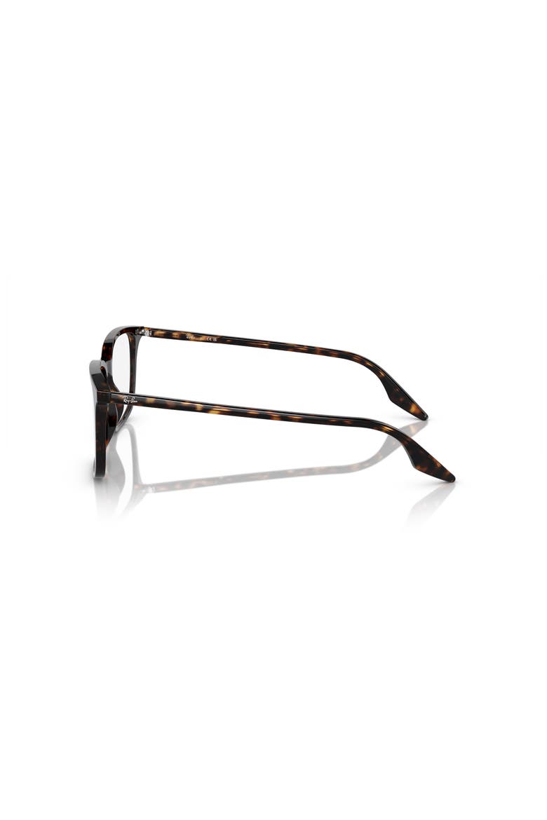 53mm Rectangle optical glasses, Alternate, color, Tortoise