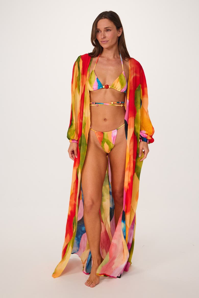 Serena Cover-up Dress, Alternate, color, Samba
