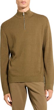 Theory Walton Half Zip Sweater