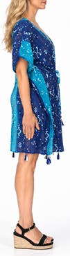 RANEES Print Viscose Kaftan