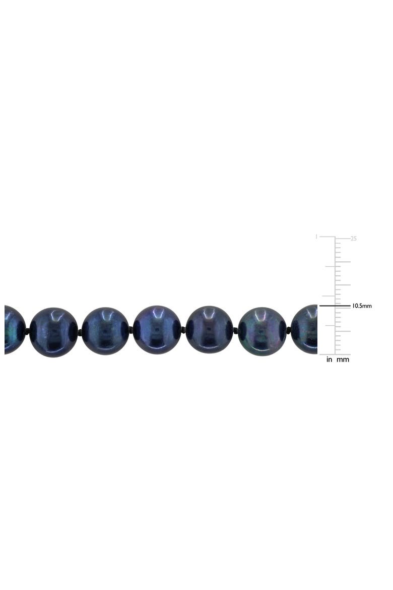 Cultured Pearl Stretch Bracelet, Alternate, color, BLACK