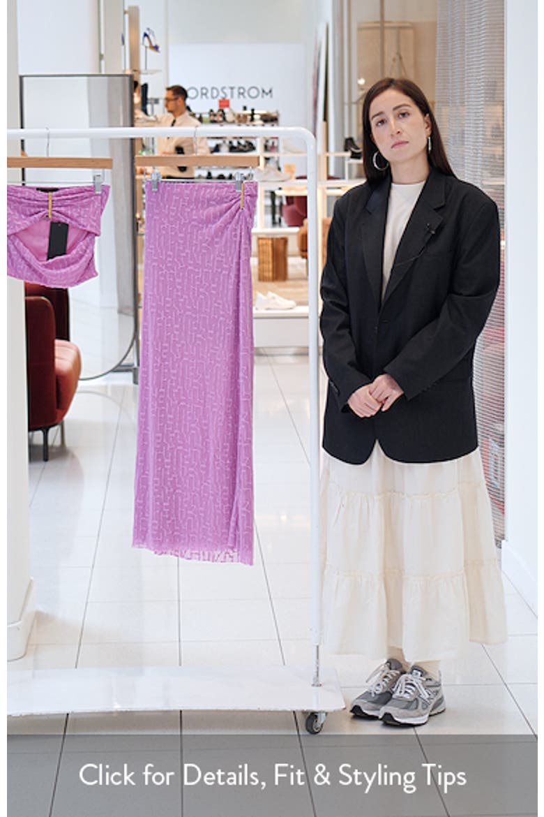 Anora Cover-Up Maxi Skirt video
