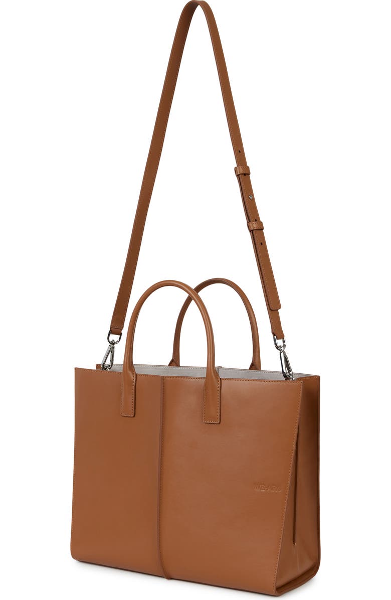 WE-AR4 The Industry Leather Tote, Alternate, color, Acorn