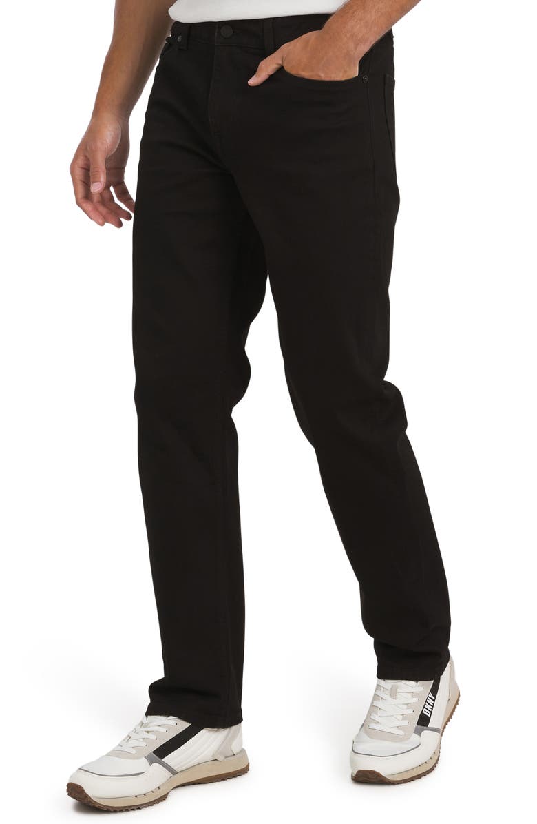 DKNY SPORTSWEAR Delancey Relaxed Fit Jeans, Alternate, color, Jet Black