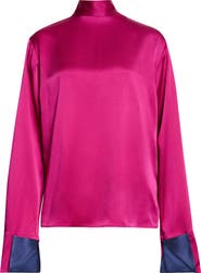 Stella McCartney Tie Back Satin Top