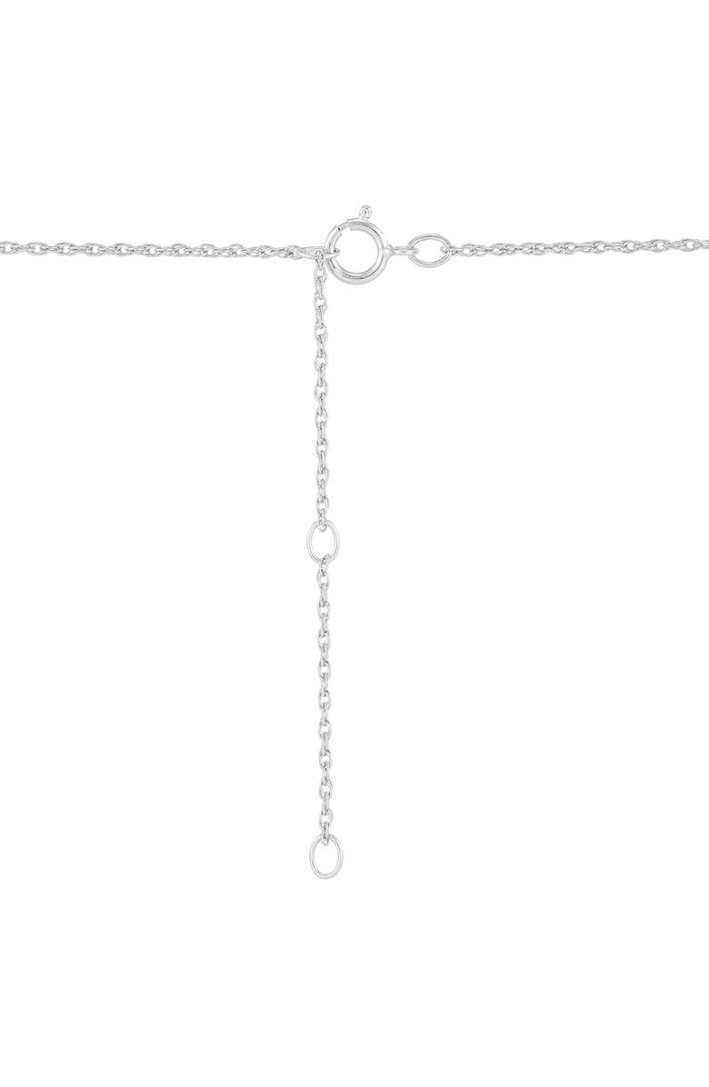 Frankie & Zoe 10K White Gold Round Lab Grown Diamond Trio Pendant Necklace, Alternate, color, Yellow Gold