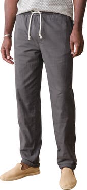 Marine Layer Saturday Stretch Cotton Drawstring Beach Pants