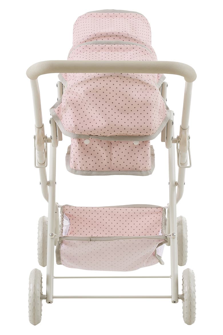 Olivia's Little World Double Bassinet Play Stroller, Alternate, color, PINK
