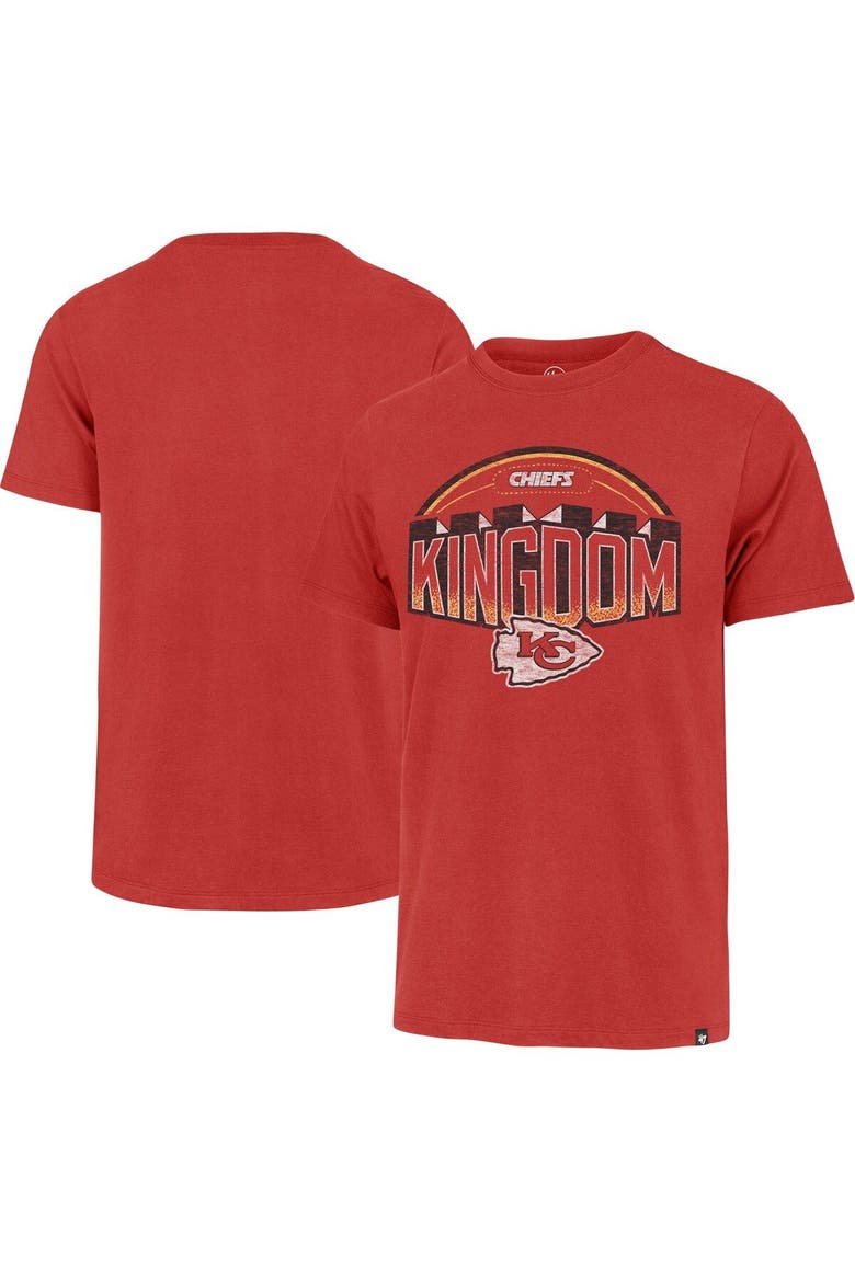 Men's '47 Red Kansas City Chiefs Regional Franklin T-Shirt, Main, color, Red