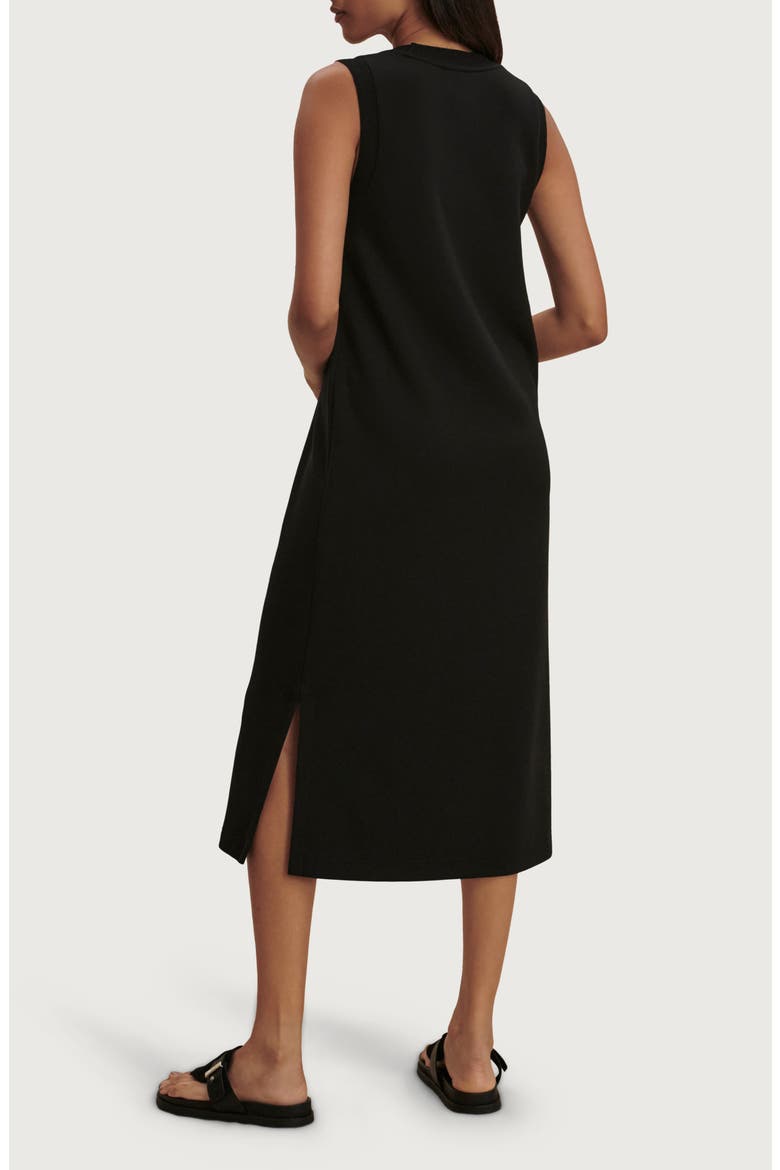 Kyler Tank Midi Dress, Alternate, color, BLACK
