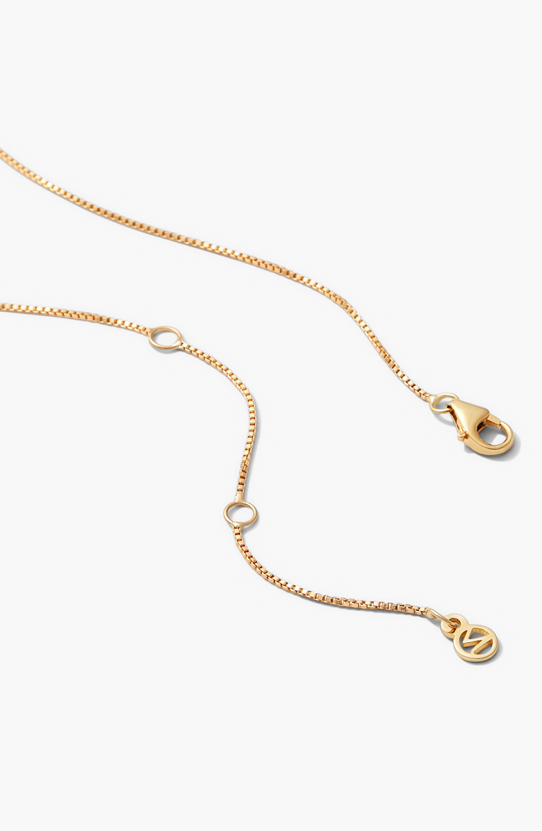 MEJURI Baby Box Chain Necklace, Alternate, color, 14K Yellow Gold