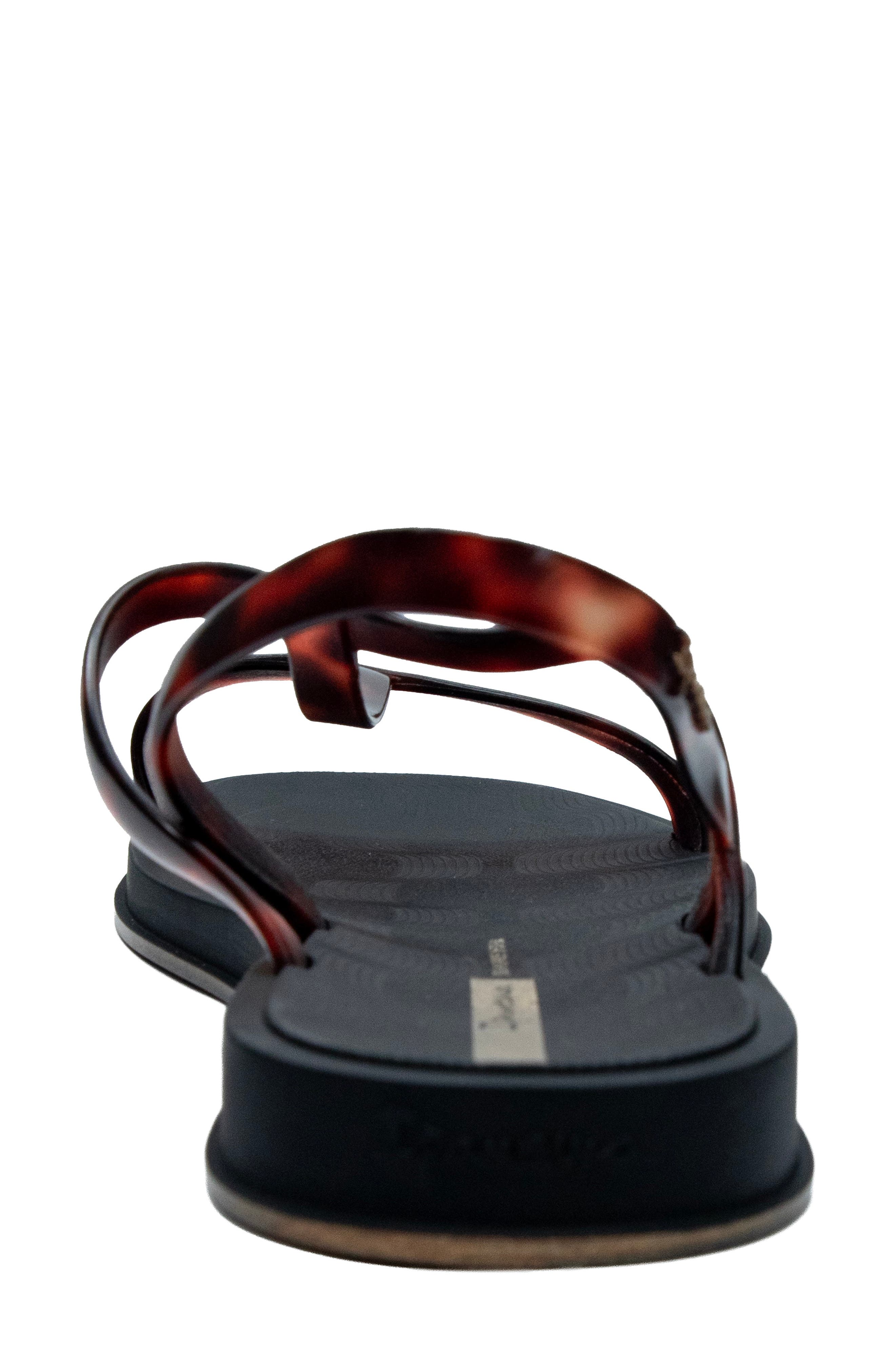 Glow Water Resistant T-Strap Sandal, Alternate, color, BLACK/TURTLE/GOLD