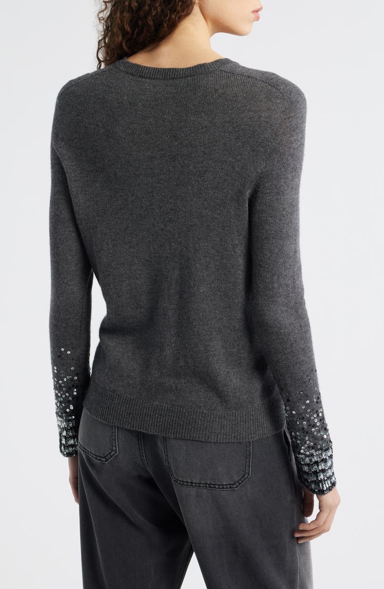 KOBI HALPERIN Lainey Sequin Cuff Sweater, Alternate, color,