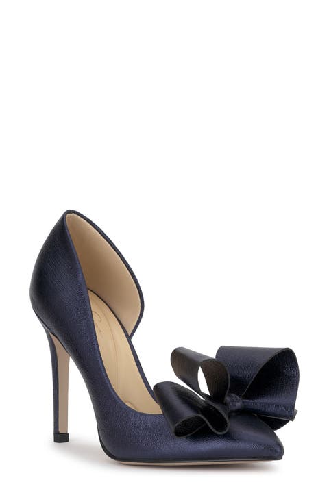 Penari Pointed Toe Half d'Orsay Pump (Women)