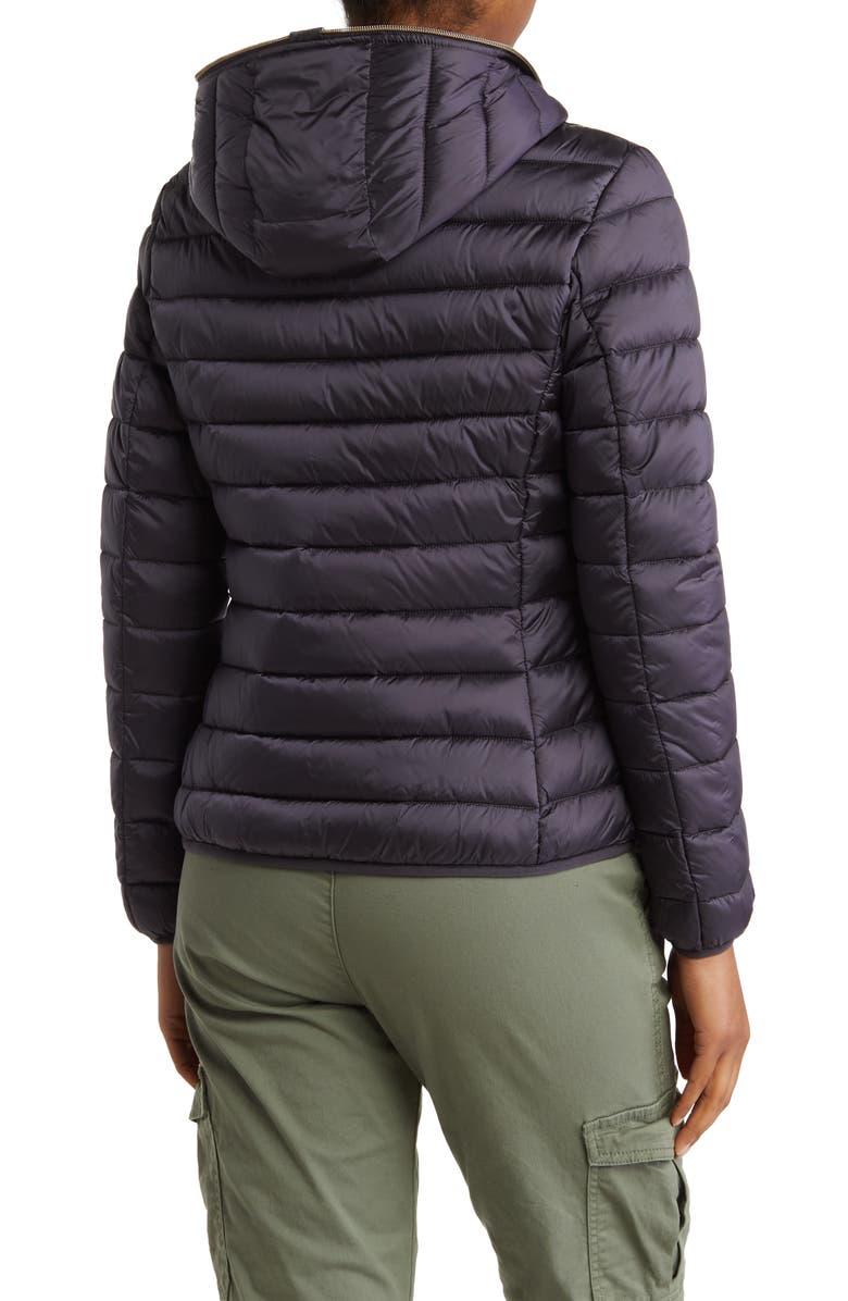 Save The Duck Alexis Water Resistant Hooded Puffer Jacket, Alternate, color,