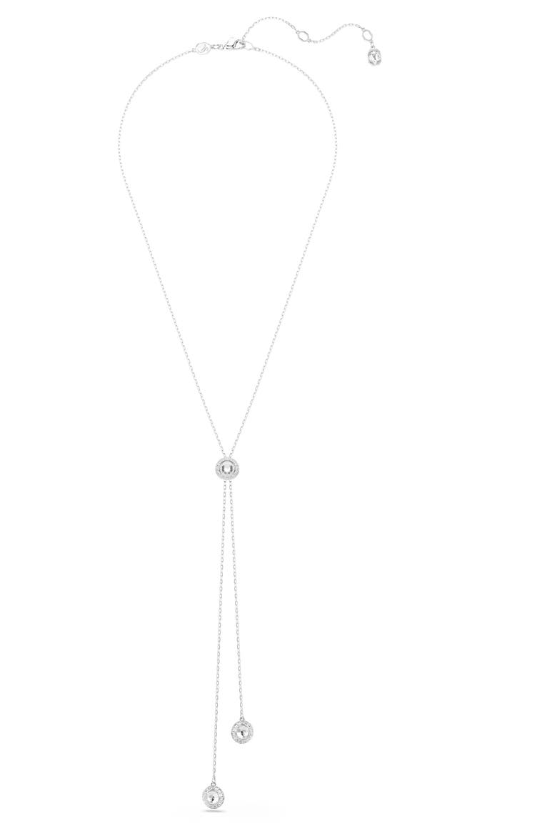 Una Reversible Y-Pendant Necklace, Alternate, color, RHODIUM/ CRYSTAL