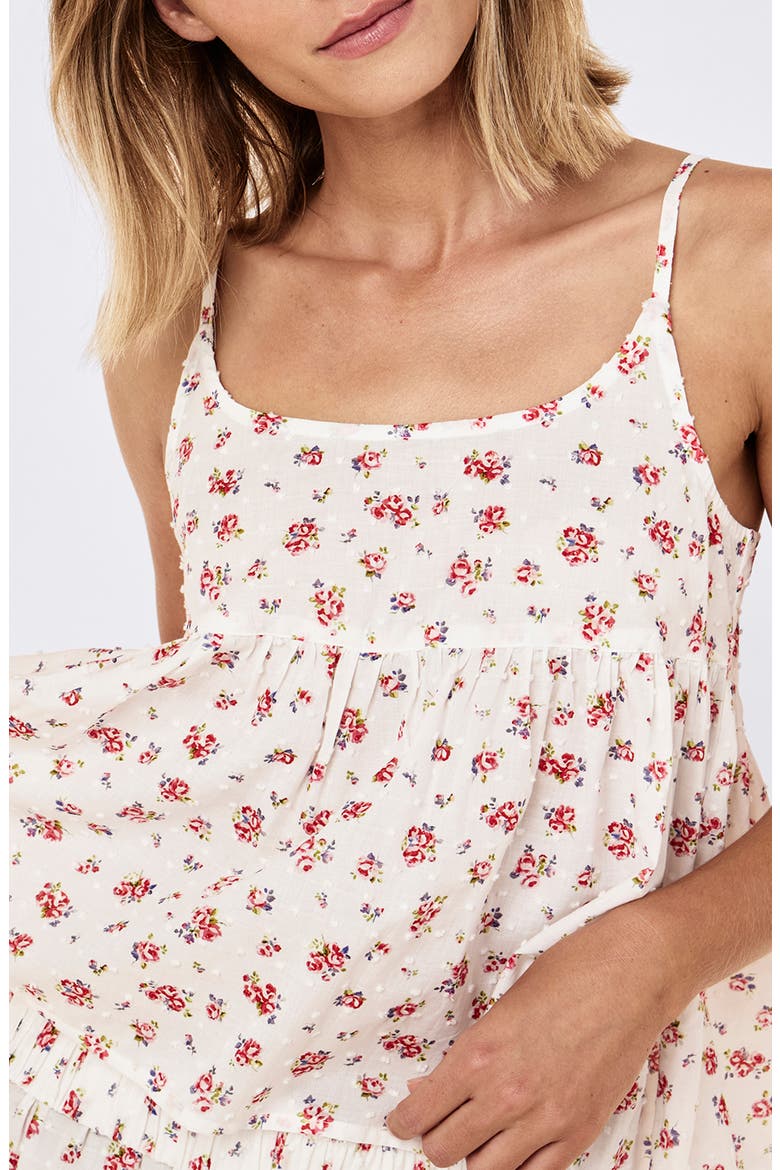 Swiss Dot Cotton Short Pajamas, Alternate, color, POSY FLORAL