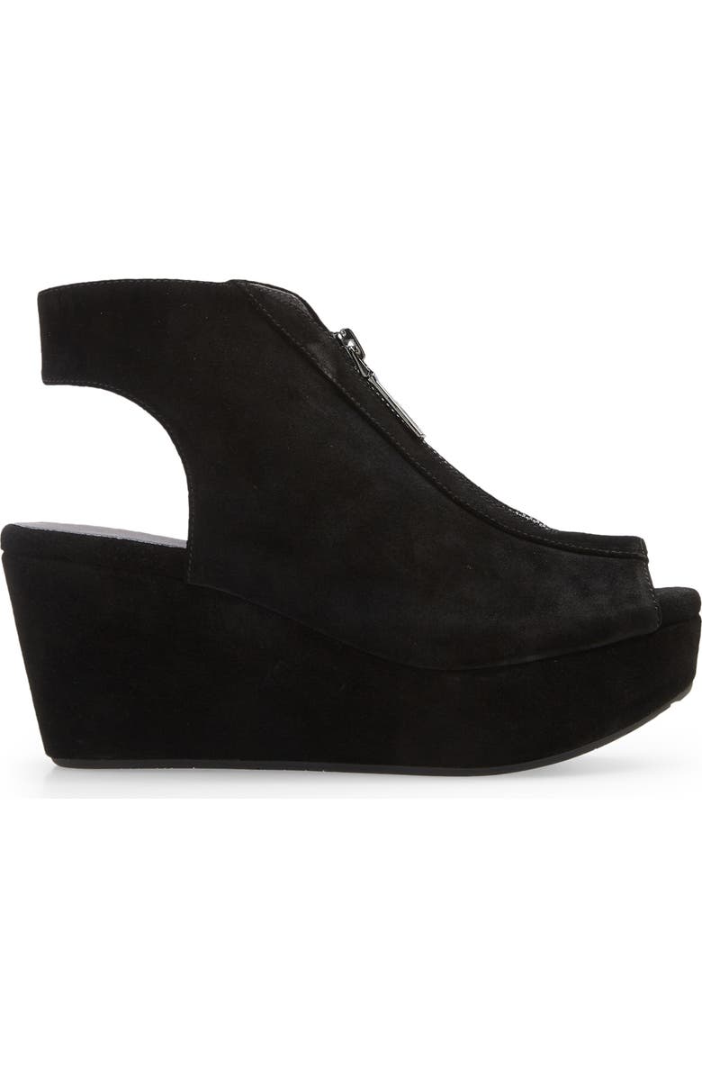 Chocolat Blu Front Zip Platform Wedge, Alternate, color,