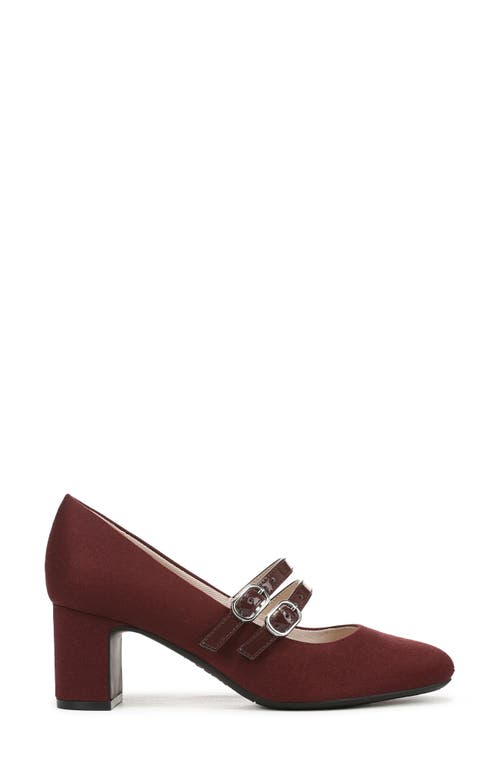 Lifestride True Mary Jane Pump In Burgundy