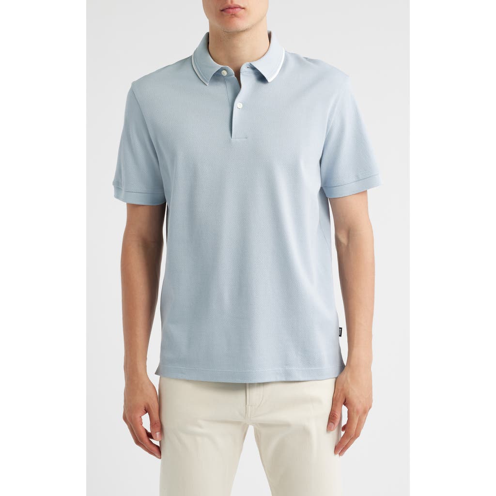 Shop Hugo Boss Boss Prout Tipped Cotton Piqué Polo