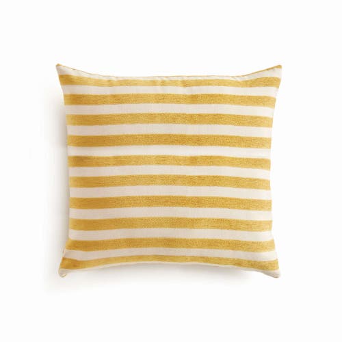 Napa Home & Garden Grant Square Indoor-outdoor Pillow 20" In Yellow