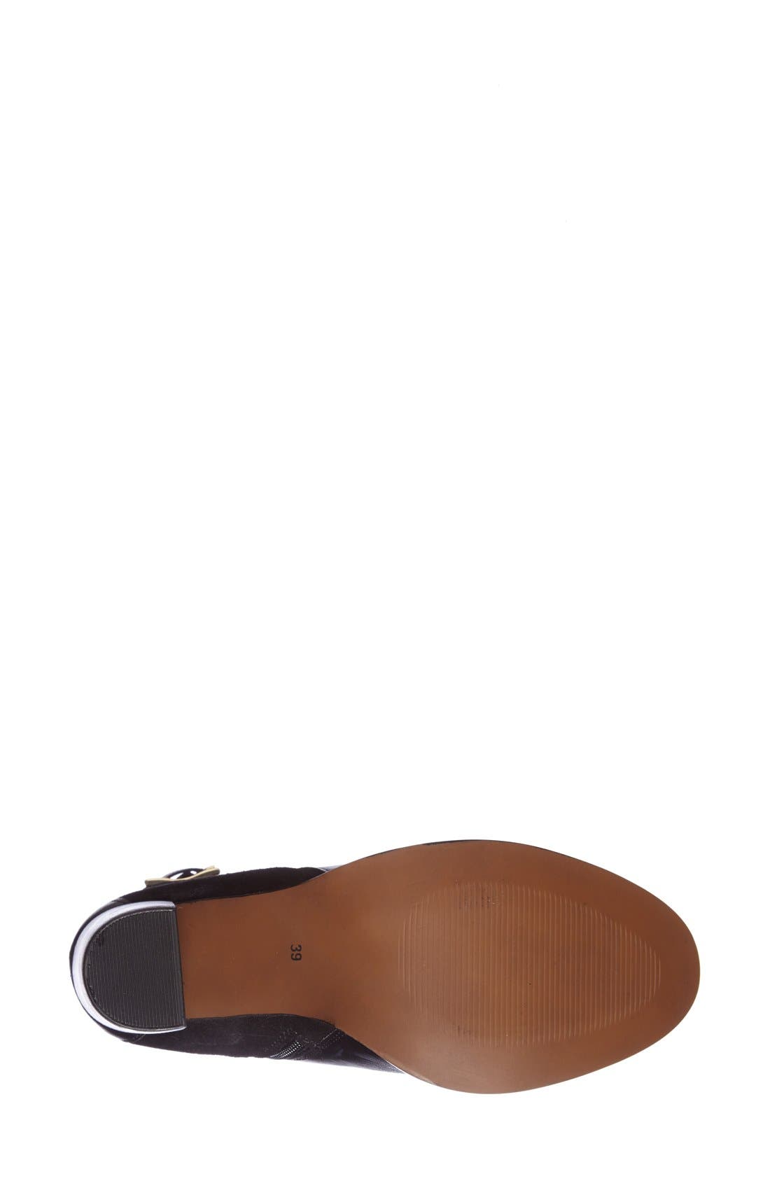 Topshop 'Harper Buckle' Ankle Boot, Alternate, color, 