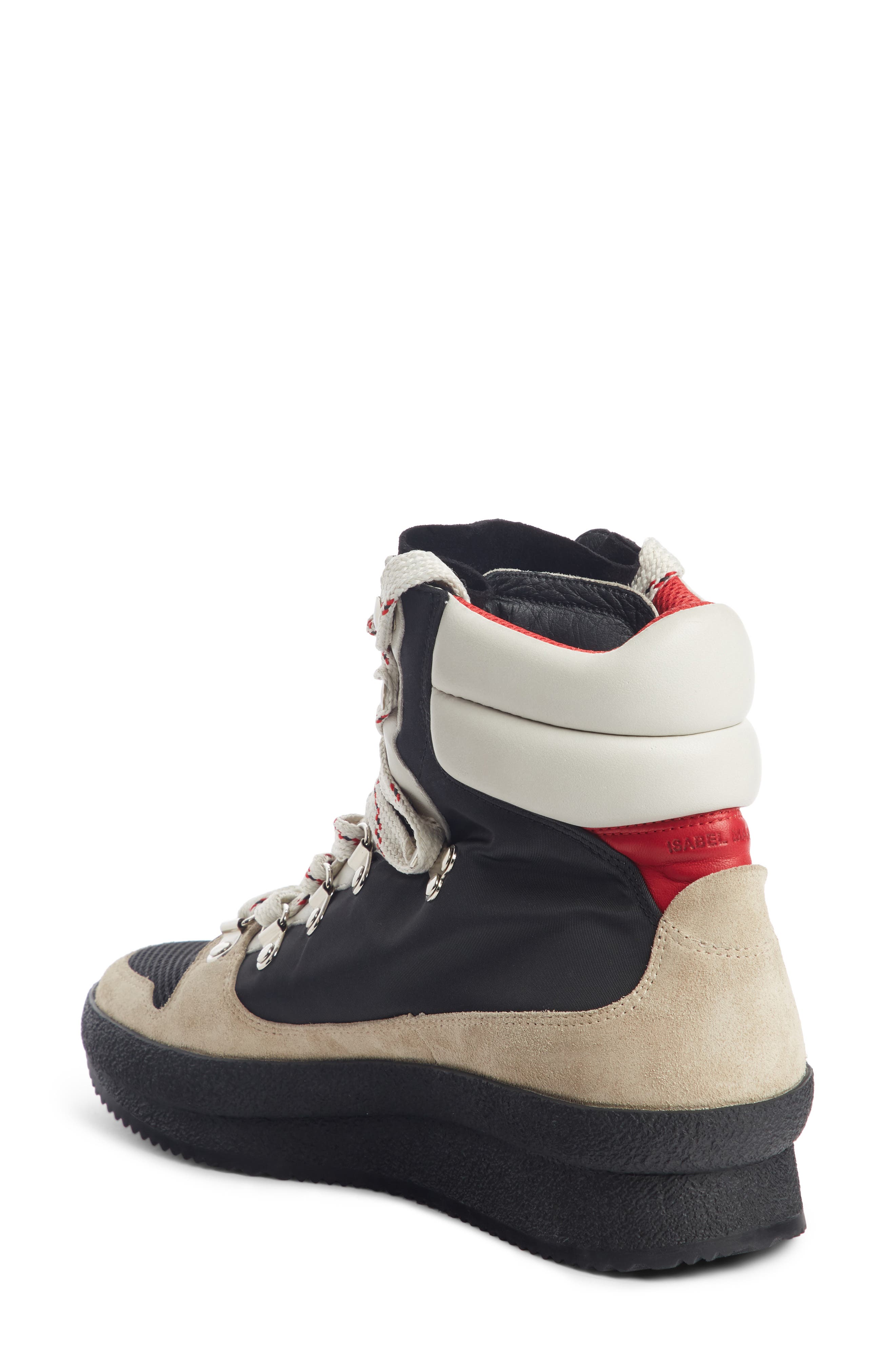 Isabel Marant Brendta High Top Sneaker Boot, Alternate, color, 