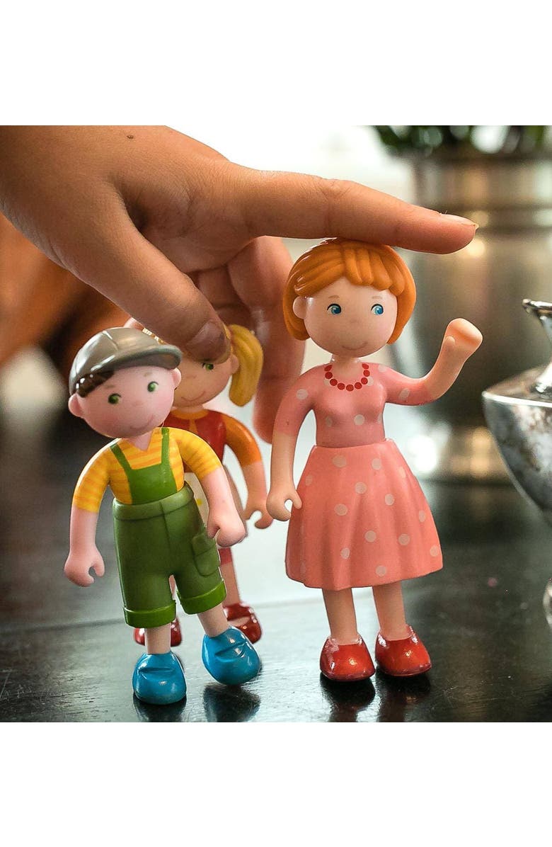 HABA Little Friends Mom Katrin - 4.5" Dollhouse Toy Doll Figure, Alternate, color, Multi