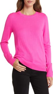 Caslon® Merino Wool Blend Crewneck Sweater