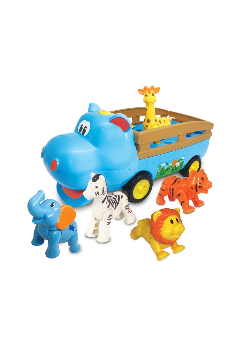 Happy Hippo N' Friends Toy Vehicle, Main, color, Multicolored