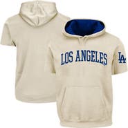 FANATICS Men's Fanatics  Cream/Royal Los Angeles Dodgers Big & Tall Contrast Short Sleeve Hoodie