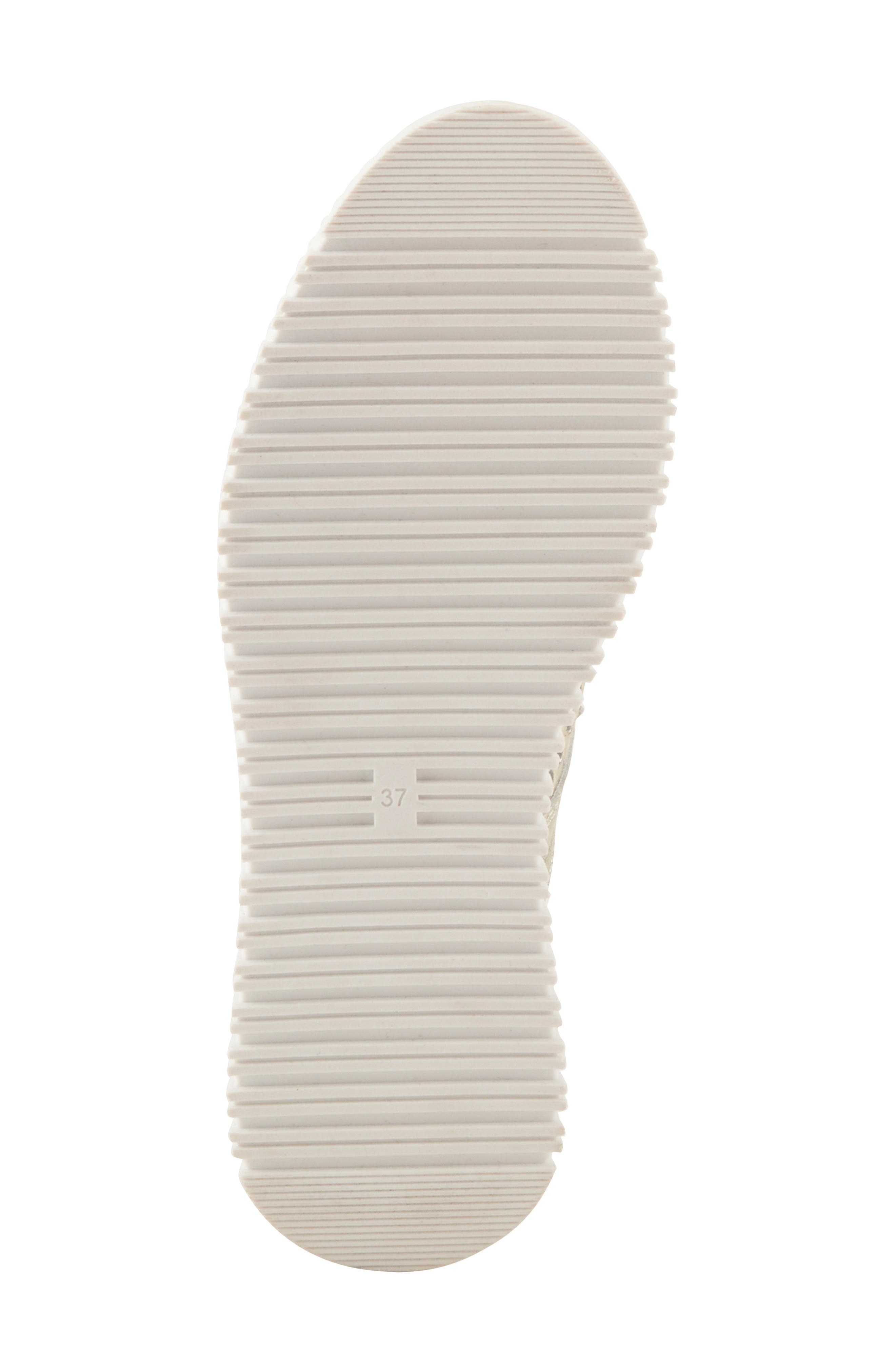 Perforated Sneaker, Alternate, color, GOLD