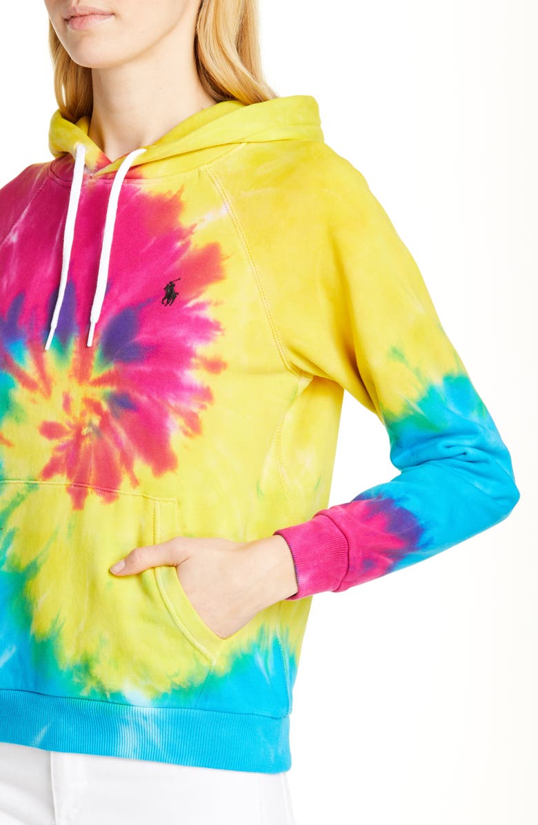 Polo Ralph Lauren Tie Dye Hoodie, Alternate, color, 