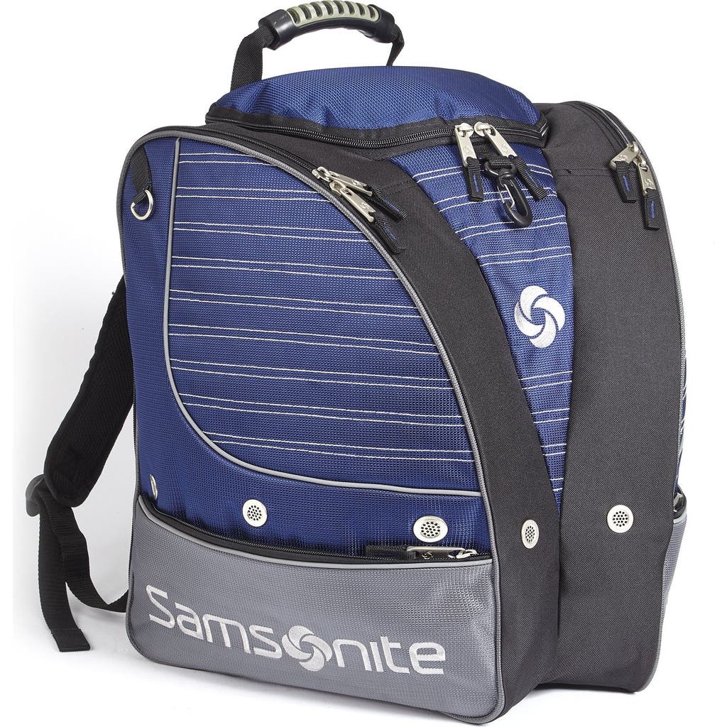 Samsonite Deluxe Adult Ski Boot Bag In Blue