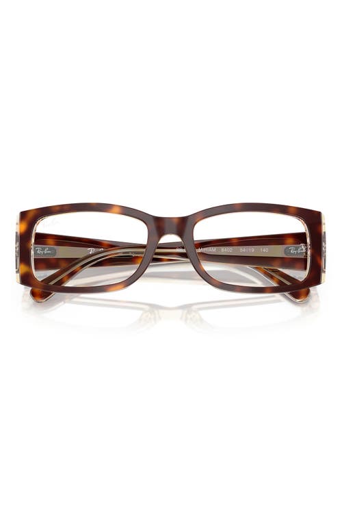 Ray Ban Ray-ban Miriam 54mm Square Optical Glasses In Havana