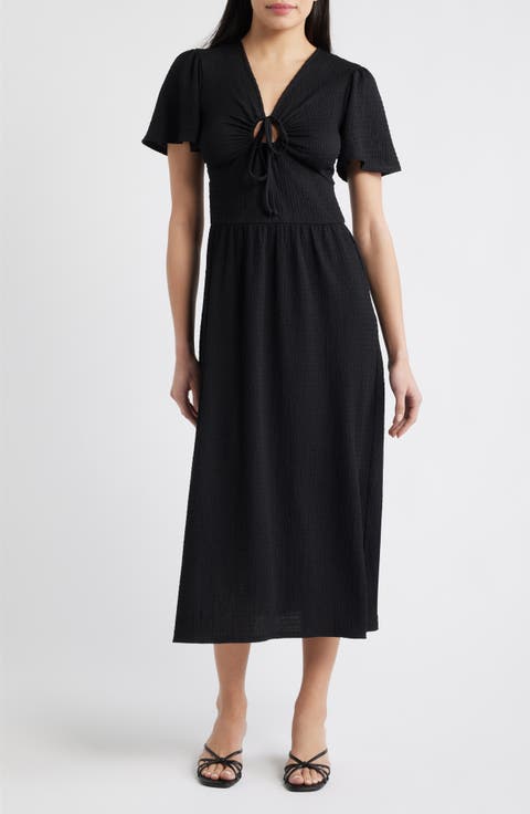 Keyhole Midi Dress