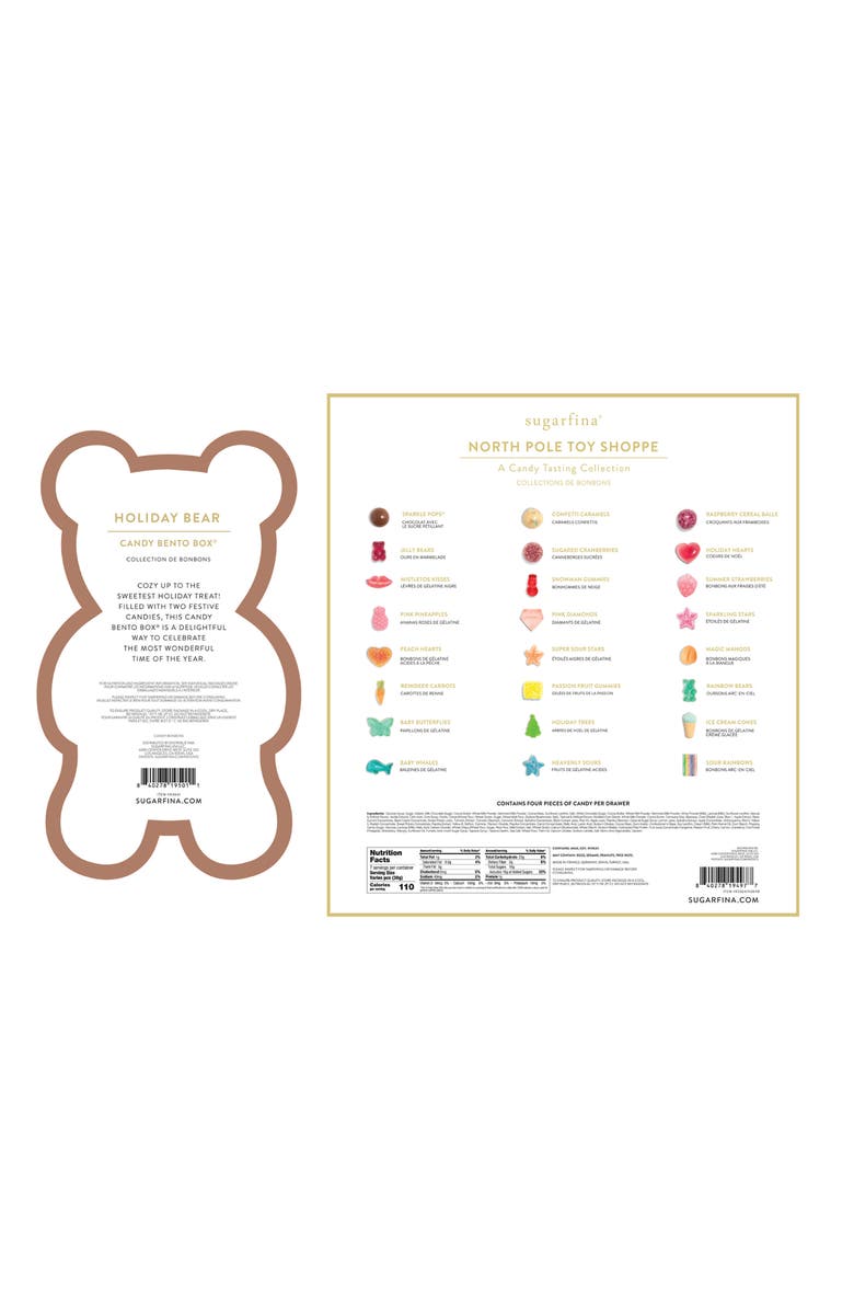sugarfina Santa Friends Candy Bento Box & Advent Calendar Bundle, Alternate, color,