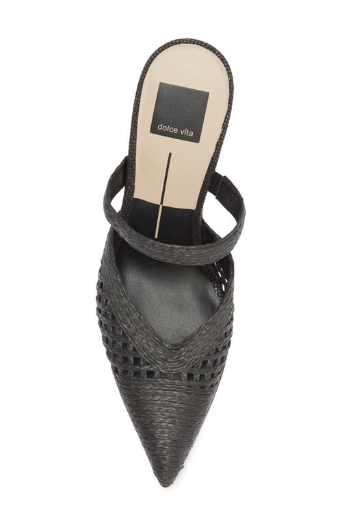 Dolce Vita Kaline Pointed Toe Mule In Onyx
