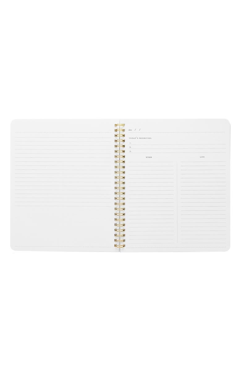 Sugar Paper Work/Life Spiral Notebook, Alternate, color, Grey Stripe