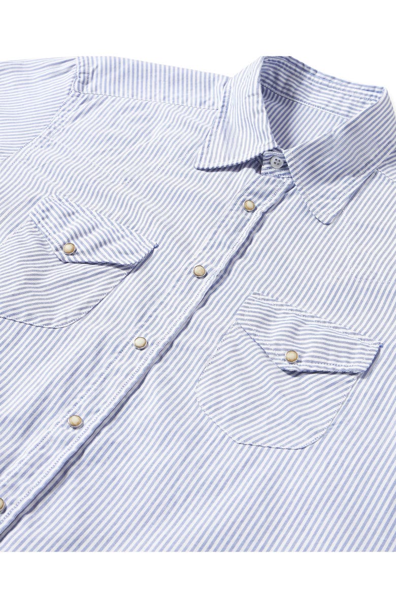 Fortela Texan Striped Shirt, Alternate, color, Sky