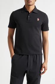 Moncler Grenoble Logo Patch Piqué Polo